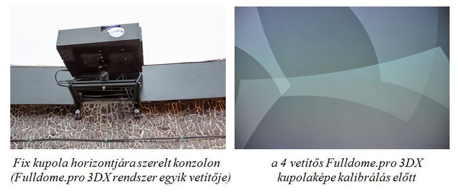 Astrotech Fix kupola horizontjára szerelt konzolon 