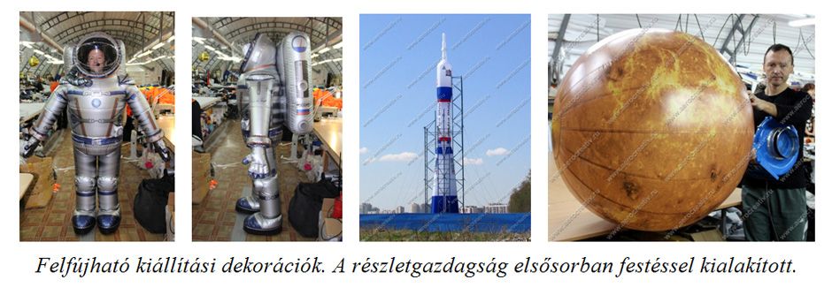 Felfújható kiállítási dekorációk