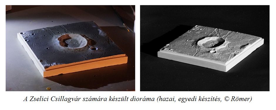 A Zselici Csillagvár számára készült dioráma
