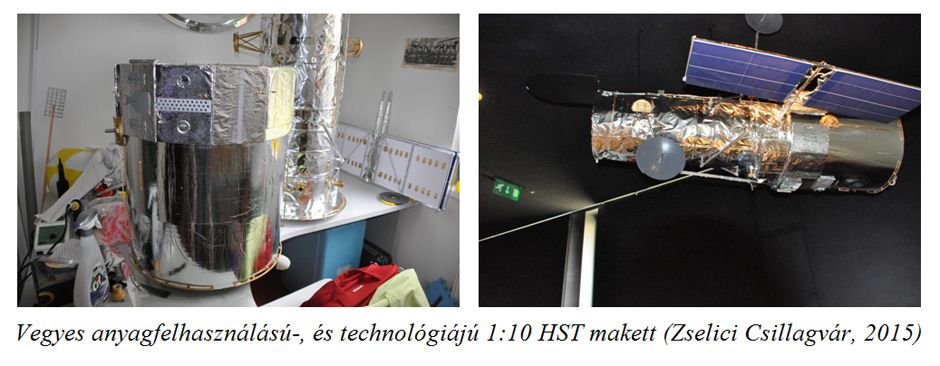Vegyes anyagfelhasználású-, és technológiájú 1:10 HST makett 