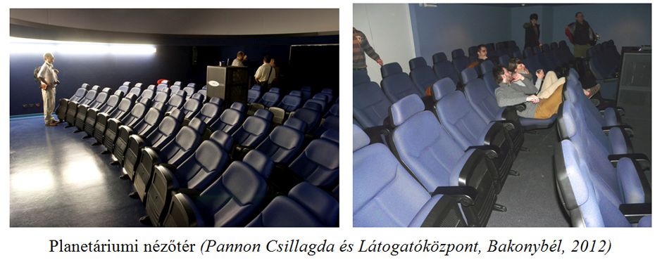 Astrotech Palnetáriumi nézőtér